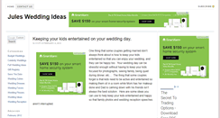 Desktop Screenshot of julesweddingideas.com